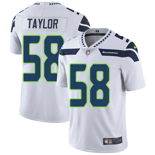 Nike Seahawks #58 Darrell Taylor White Youth Stitched NFL Vapor Untouchable Limited Jersey